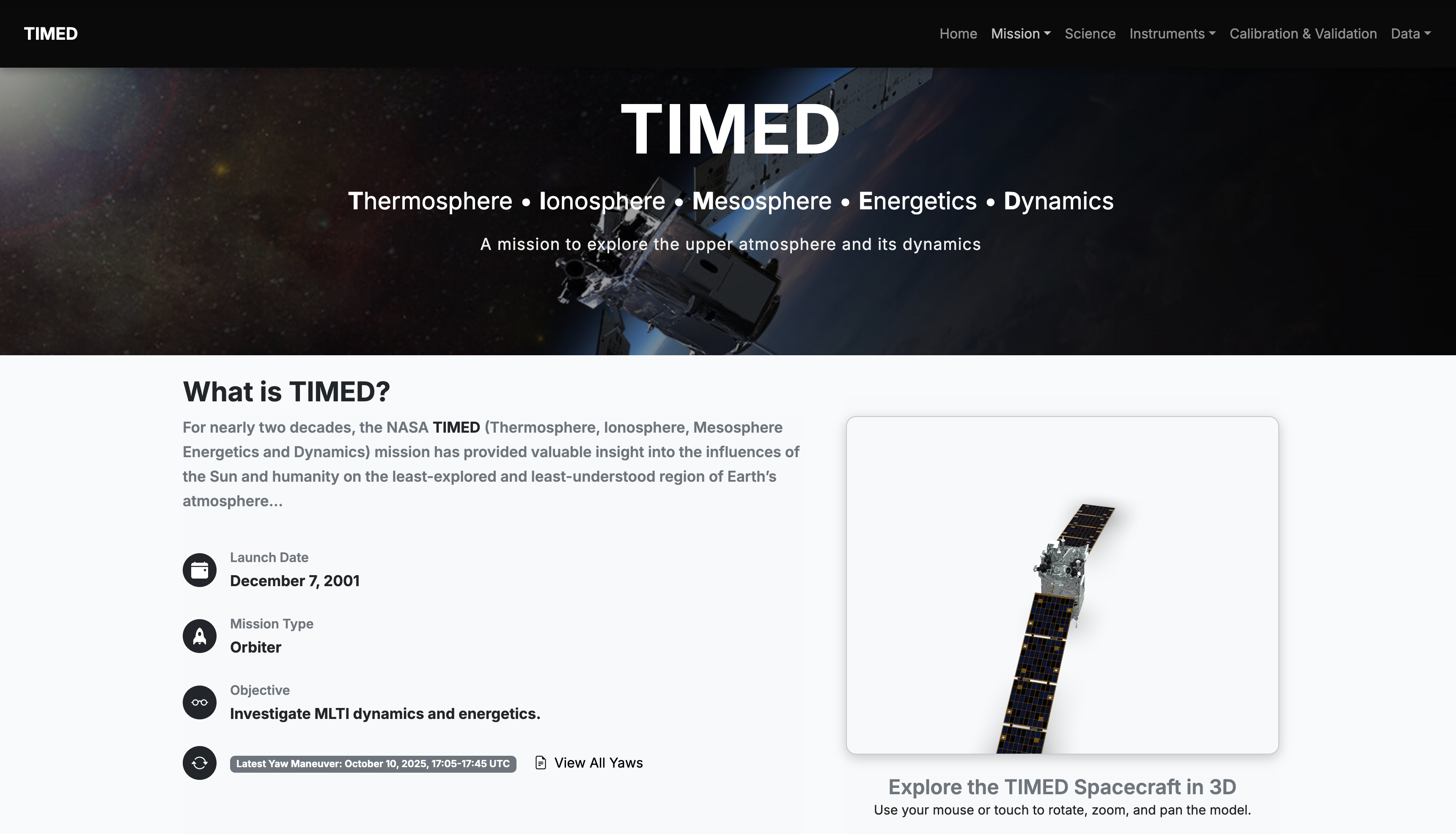 TIMED site re-development.